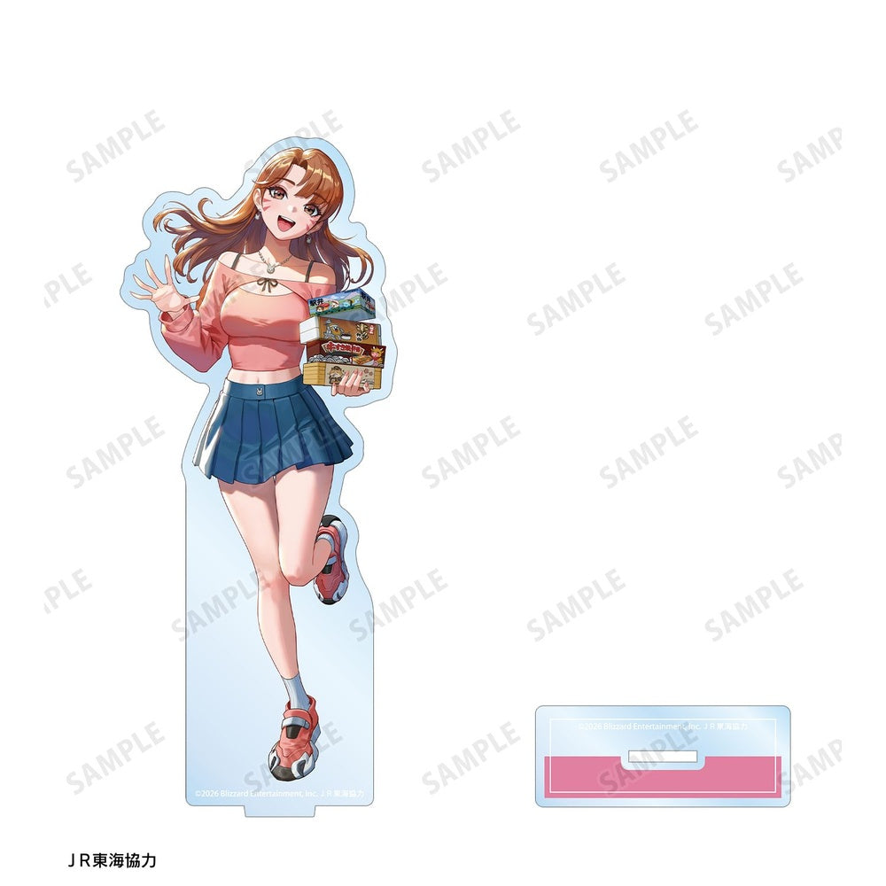 [Pre-order] "Overwatch" Original Illustration D.Va Travel Ver. Big Acrylic Stand