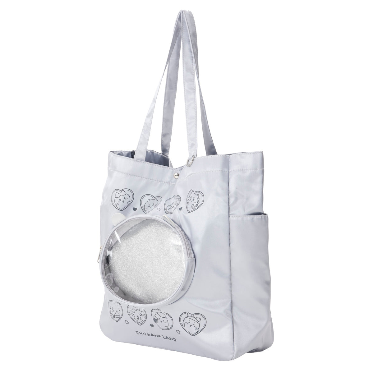 [Pre-order] "Chiikawa" Go! IKEBUKURO Tote Bag with Chiikawa Face Pocket Itabag