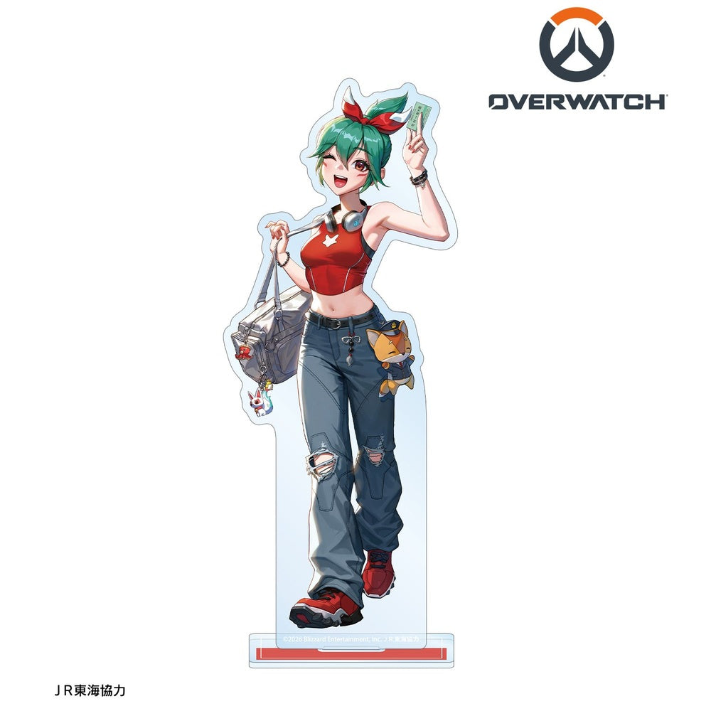[Pre-order] "Overwatch" Original Illustration Kiriko Travel Ver. Big Acrylic Stand
