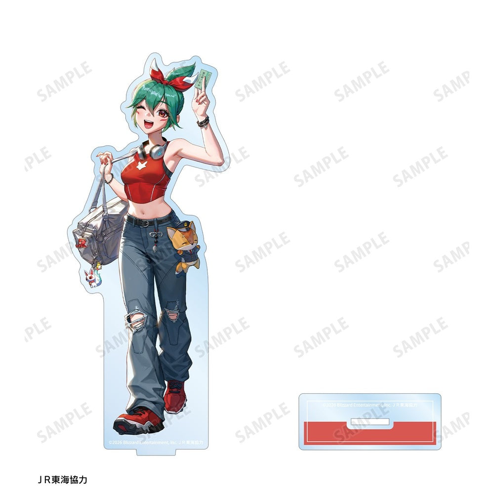[Pre-order] "Overwatch" Original Illustration Kiriko Travel Ver. Big Acrylic Stand