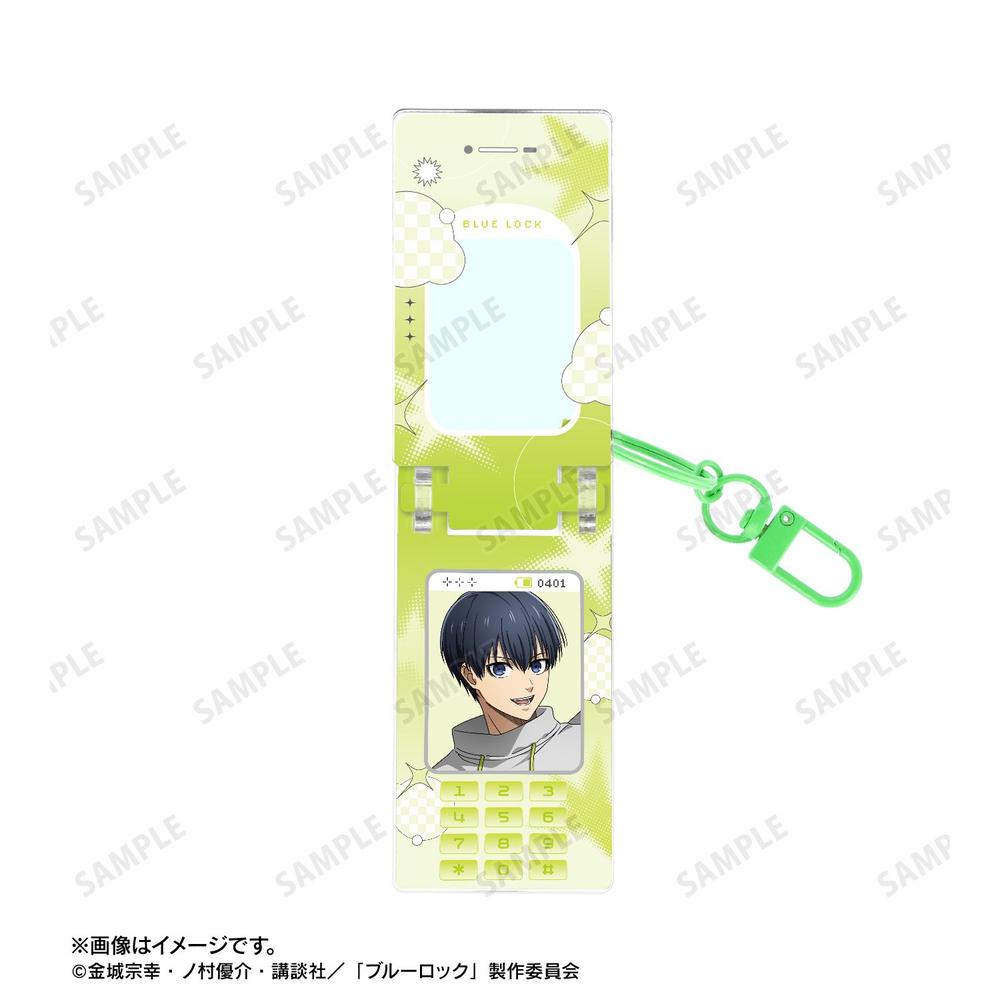 [Pre-order] "Blue Lock" Original Illustration Isagi Yoichi Monotone Street Fashion Ver. Feature Phone Style Acrylic Key Chain