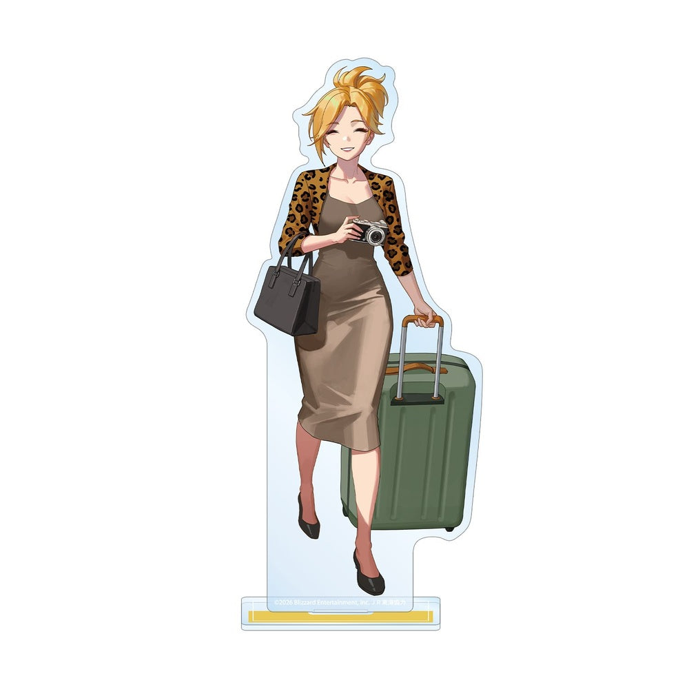 [Pre-order] "Overwatch" Original Illustration Mercy Travel Ver. Big Acrylic Stand