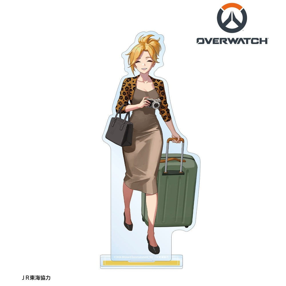 [Pre-order] "Overwatch" Original Illustration Mercy Travel Ver. Big Acrylic Stand