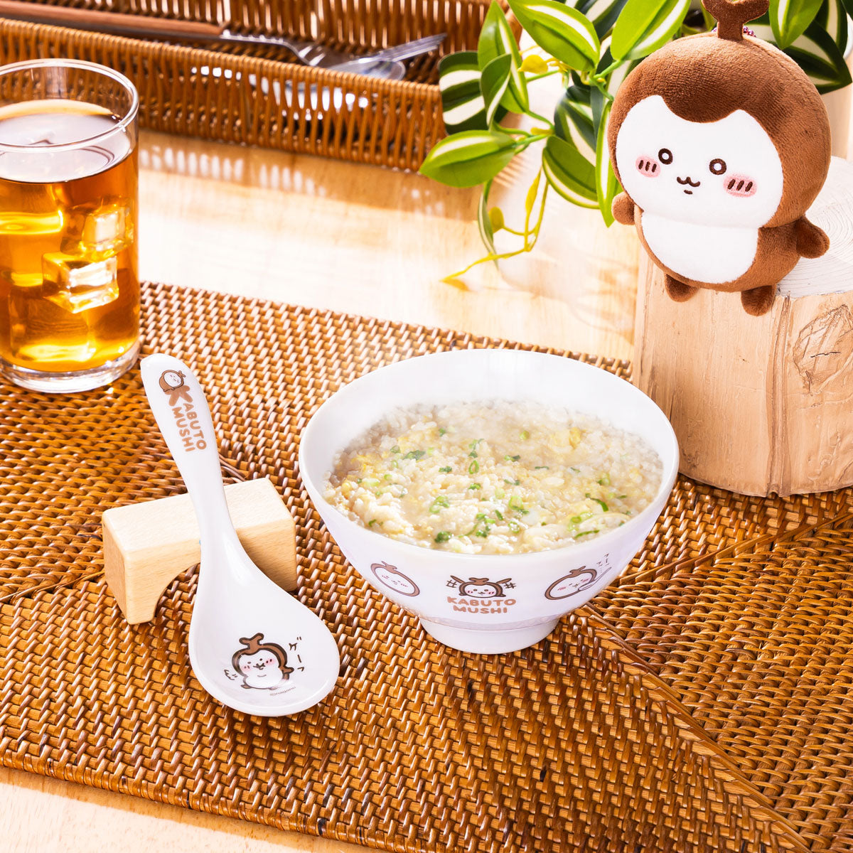 [Pre-order] "Chiikawa" Chiikawa Beetle Rice Bowl and Spoon Set