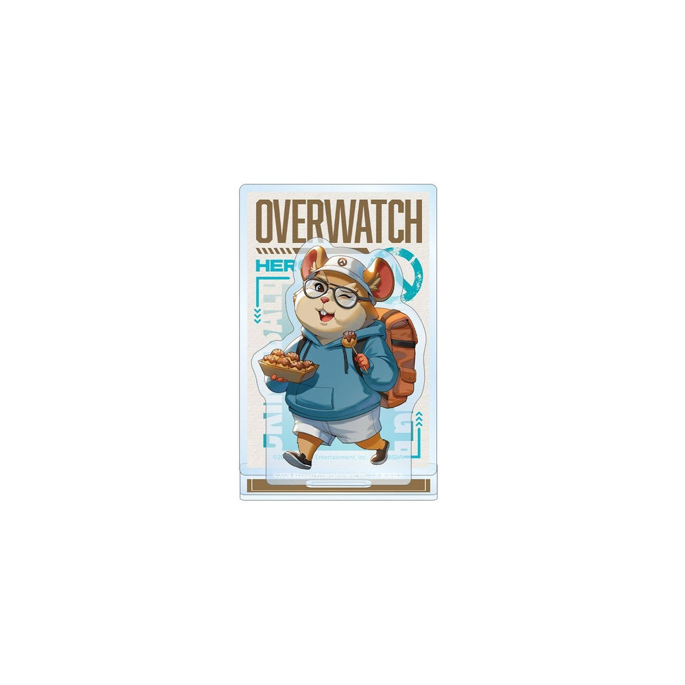 [Pre-order] "Overwatch" Original Illustration Wrecking Ball Travel Ver. Big Acrylic Stand
