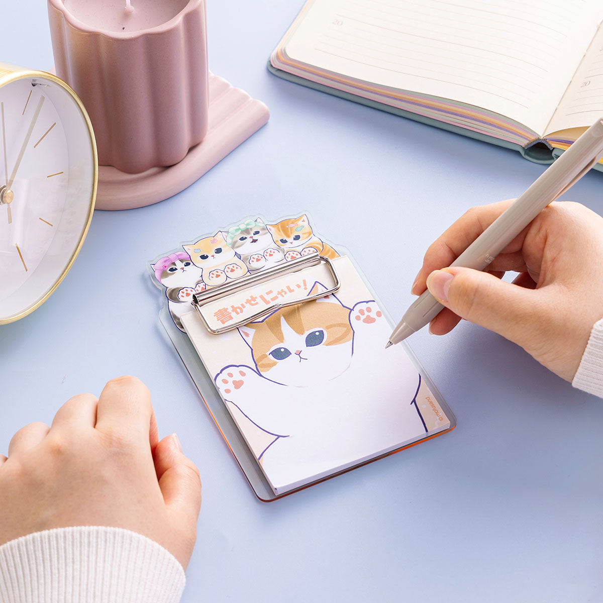 [Pre-order] mofusand I want to interrupt your outing! Acrylic binder with memo pad