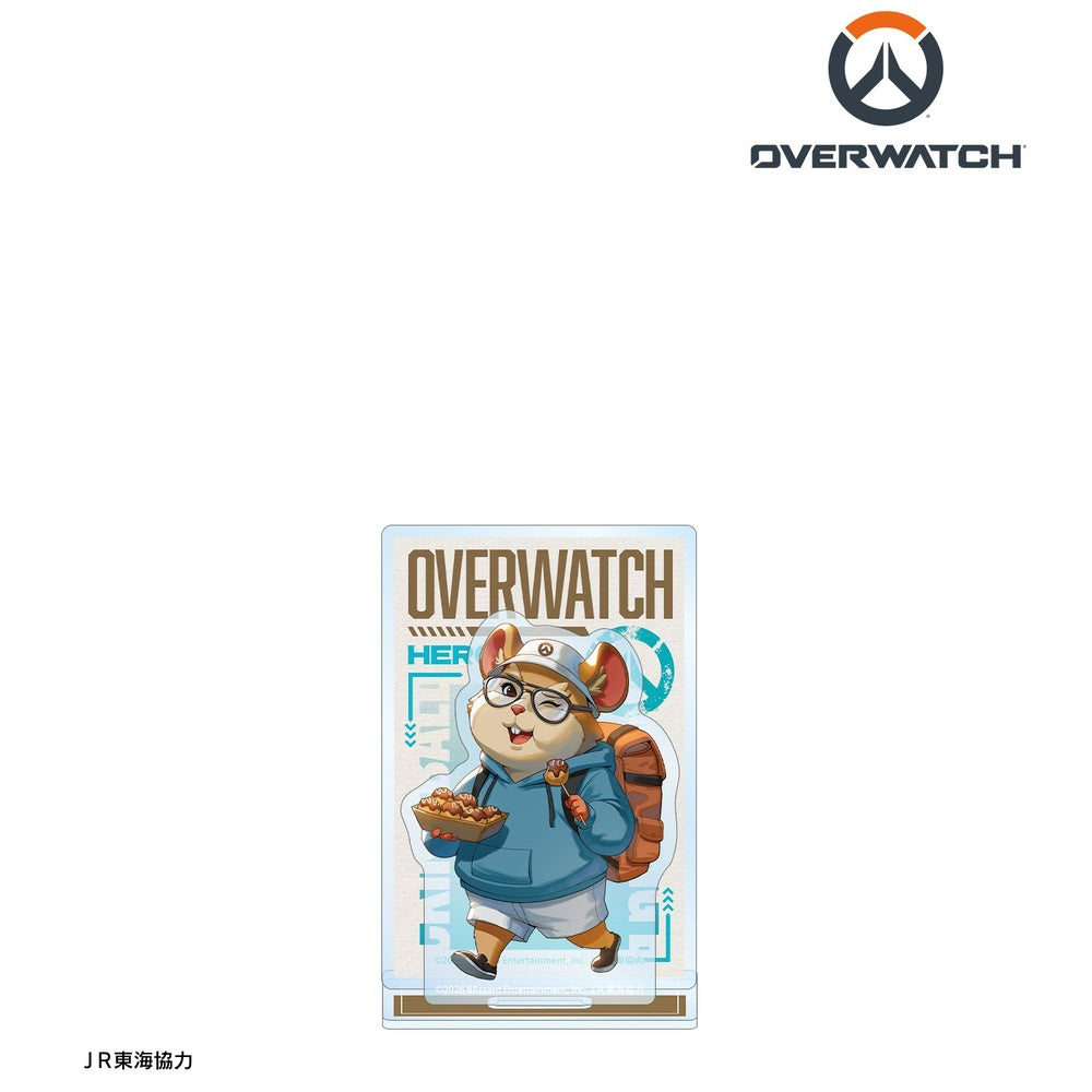 [Pre-order] "Overwatch" Original Illustration Wrecking Ball Travel Ver. Big Acrylic Stand
