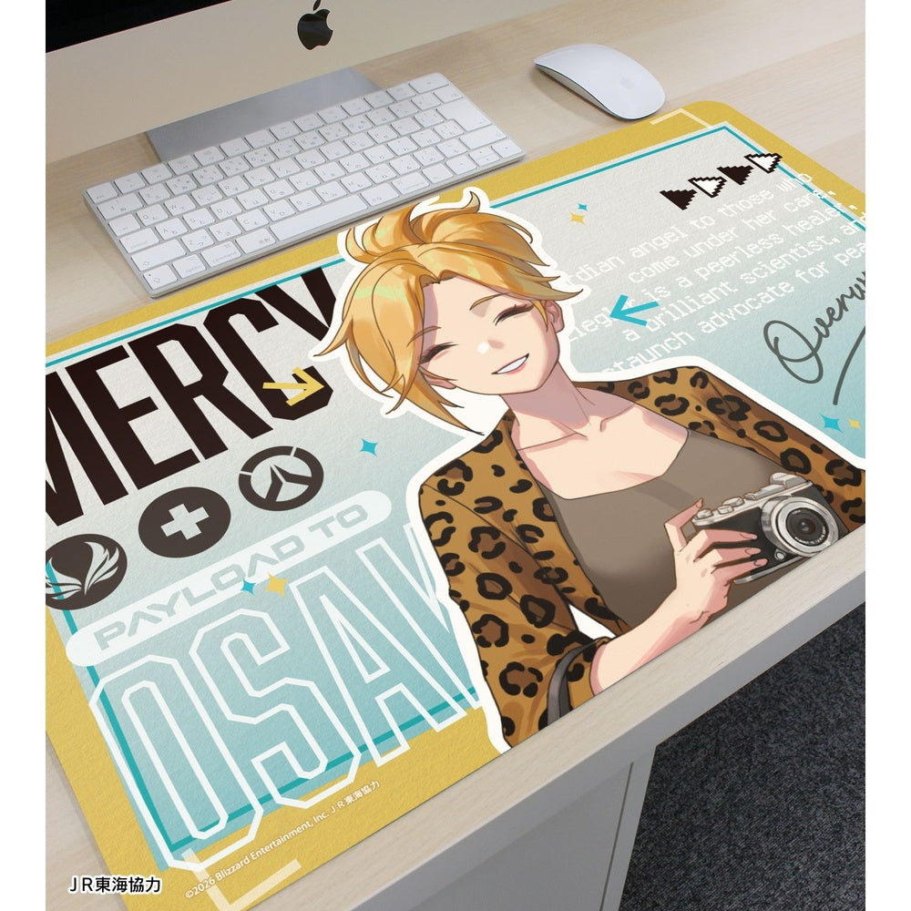[Pre-order] "Overwatch" Original Illustration Mercy Travel Ver. Multi Desk Mat