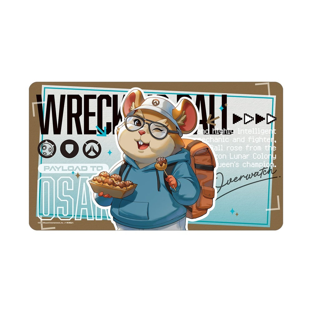 [Pre-order] "Overwatch" Original Illustration Wrecking Ball Travel Ver. Multi Desk Mat