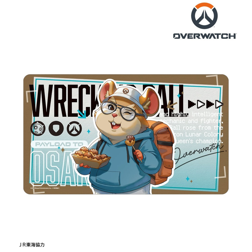 [Pre-order] "Overwatch" Original Illustration Wrecking Ball Travel Ver. Multi Desk Mat