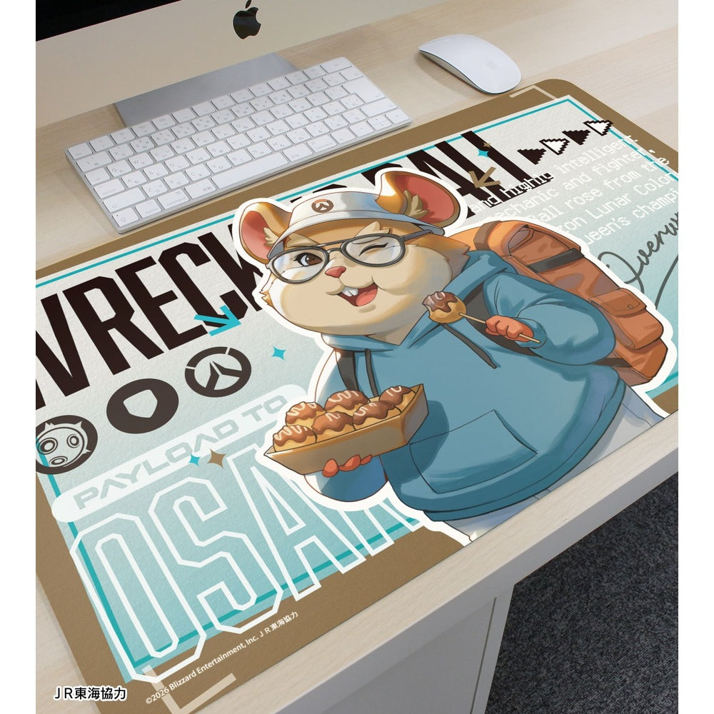 [Pre-order] "Overwatch" Original Illustration Wrecking Ball Travel Ver. Multi Desk Mat