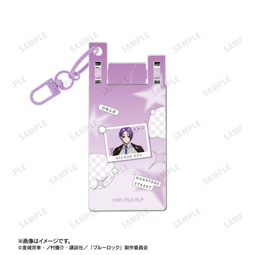 [Pre-order] "Blue Lock" Original Illustration Mikage Reo Monotone Street Fashion Ver. Feature Phone Style Acrylic Key Chain