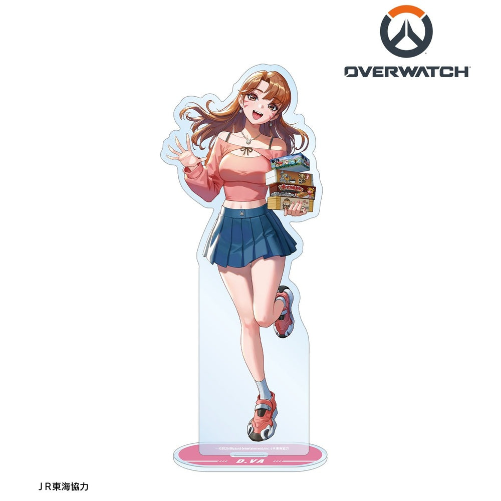 [Pre-order] "Overwatch" Original Illustration D.Va Travel Ver. Extra Large Acrylic Stand