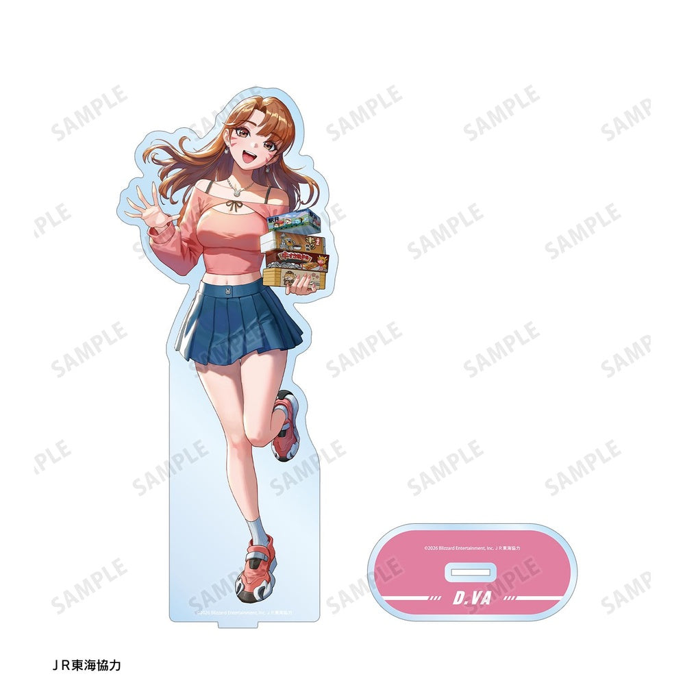 [Pre-order] "Overwatch" Original Illustration D.Va Travel Ver. Extra Large Acrylic Stand