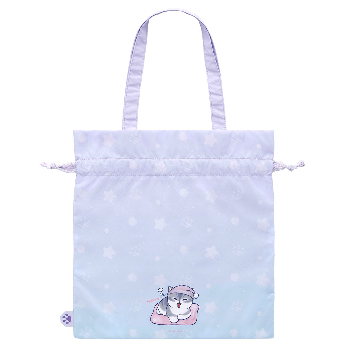 [Pre-order] mofusand I want to interrupt your outing! A large drawstring bag that can also be used as a bag.