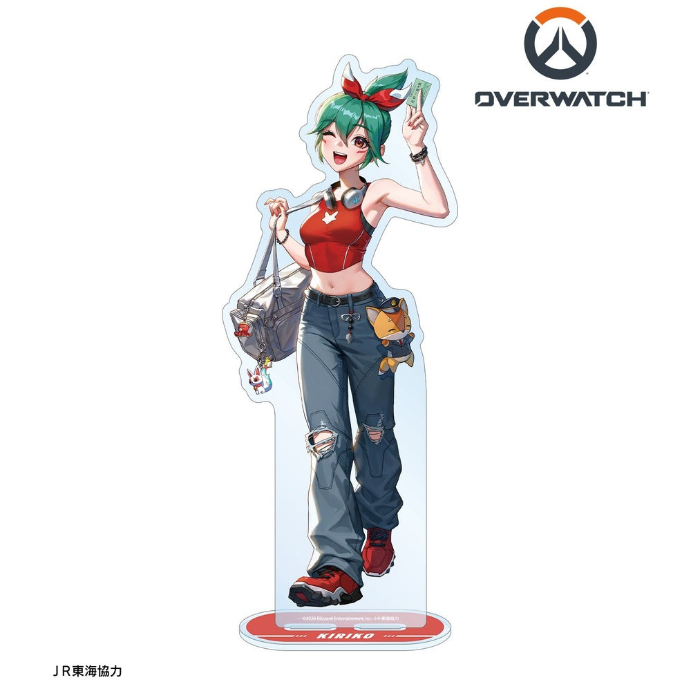 [Pre-order] "Overwatch" Original Illustration Kiriko Travel Ver. Extra Large Acrylic Stand