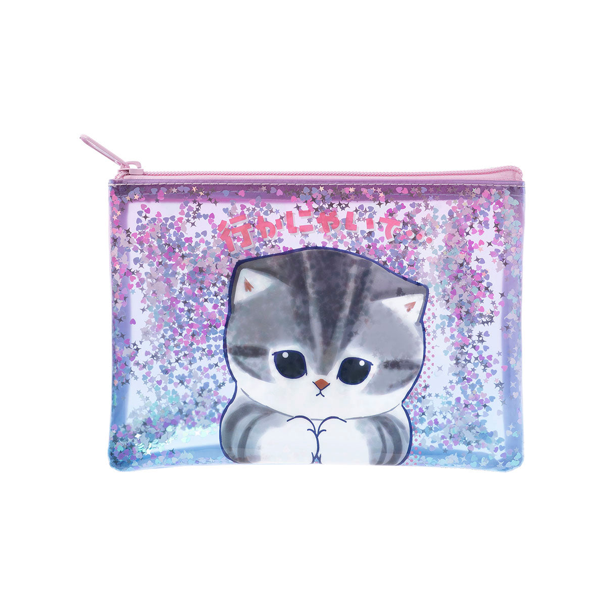 [Pre-order] mofusand I want to interrupt your outing! Crinkly Flat Pouch