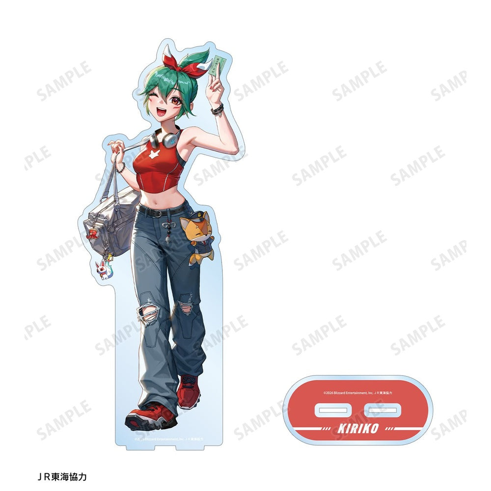 [Pre-order] "Overwatch" Original Illustration Kiriko Travel Ver. Extra Large Acrylic Stand