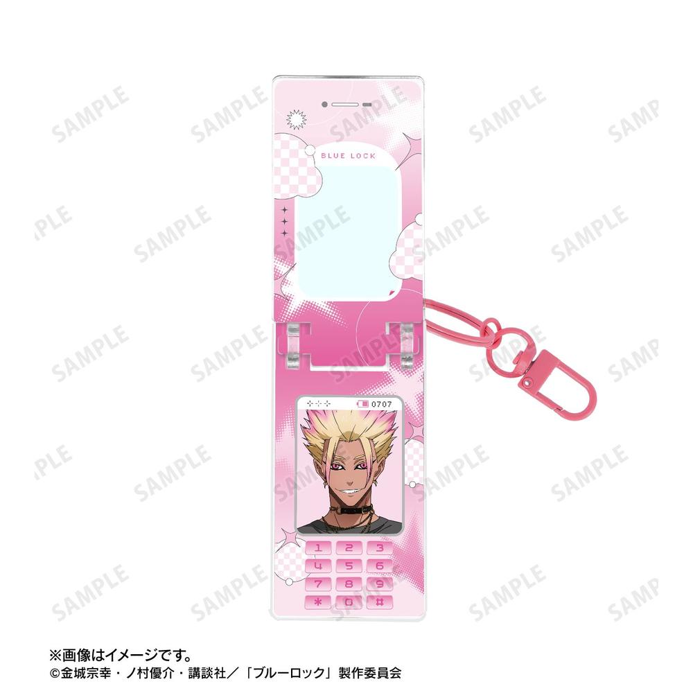 [Pre-order] "Blue Lock" Original Illustration Itoshi Sae Monotone Street Fashion Ver. Feature Phone Style Acrylic Key Chain