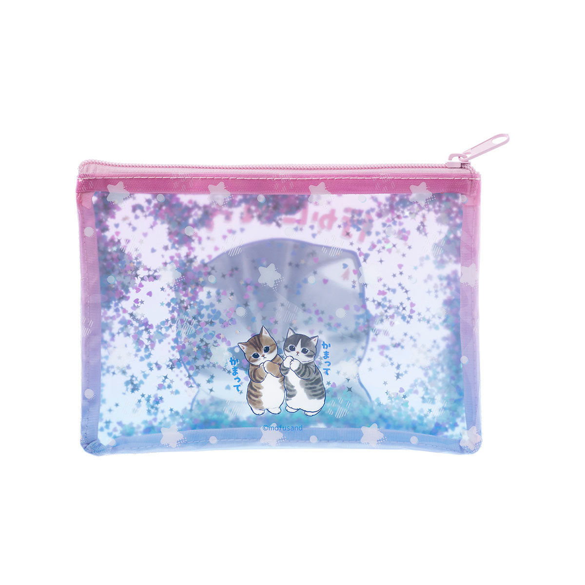 [Pre-order] mofusand I want to interrupt your outing! Crinkly Flat Pouch
