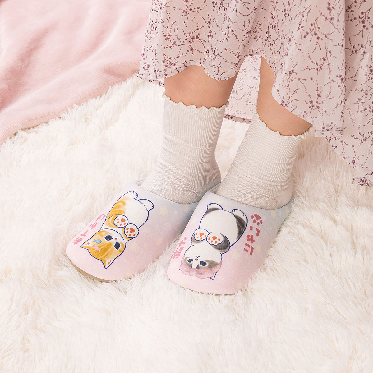 [Pre-order] mofusand I want to interrupt your outing! Babouche slippers