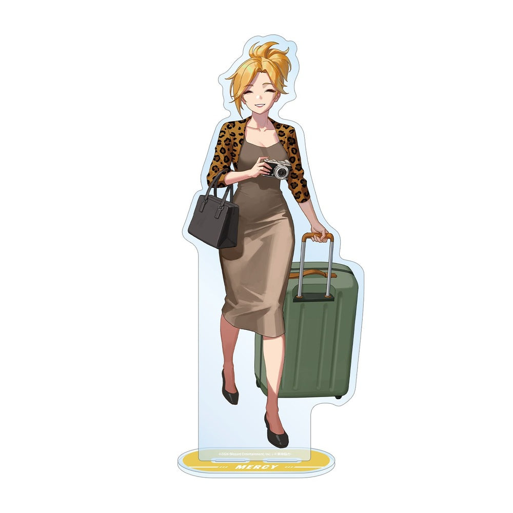 [Pre-order] "Overwatch" Original Illustration Mercy Travel Ver. Extra Large Acrylic Stand