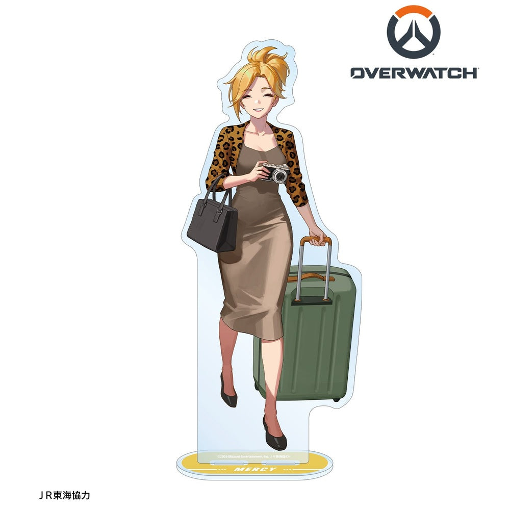 [Pre-order] "Overwatch" Original Illustration Mercy Travel Ver. Extra Large Acrylic Stand