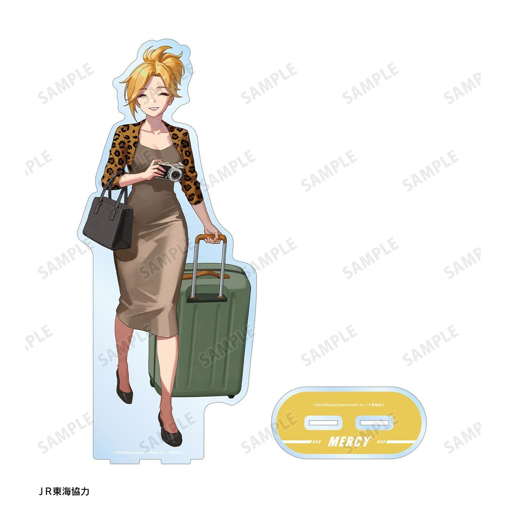 [Pre-order] "Overwatch" Original Illustration Mercy Travel Ver. Extra Large Acrylic Stand