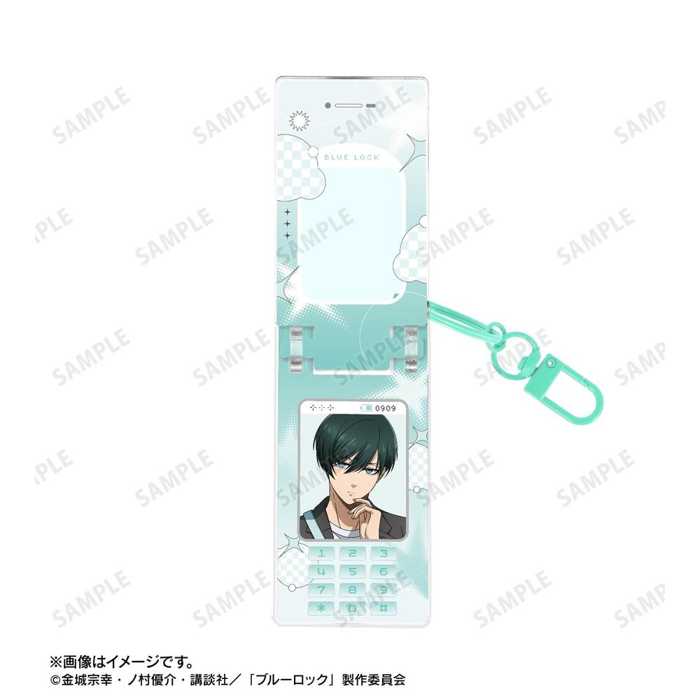[Pre-order] "Blue Lock" Original Illustration Itoshi Rin Monotone Street Fashion Ver. Feature Phone Style Acrylic Key Chain
