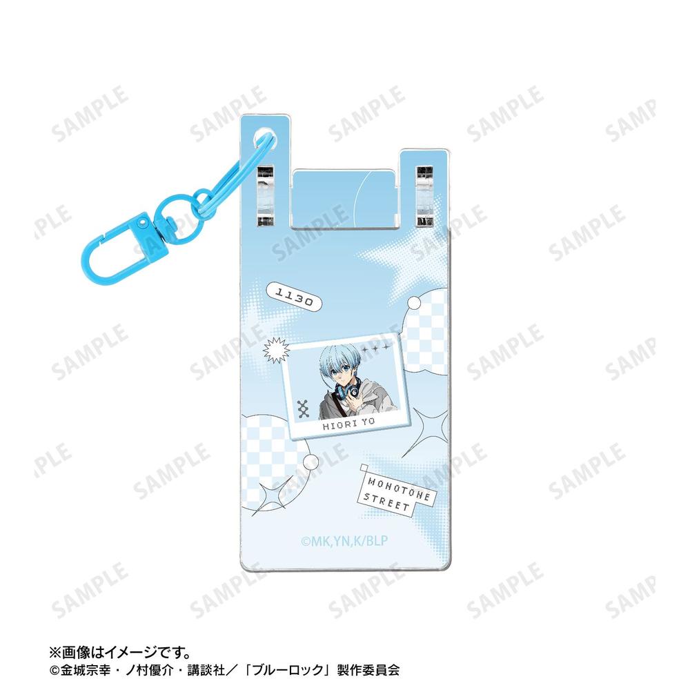 [Pre-order] "Blue Lock" Original Illustration Hiori Yo Monotone Street Fashion Ver. Feature Phone Style Acrylic Key Chain