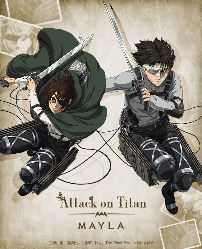 [Pre-order] "Attack on Titan" x MAYLA Iconic Heel ~Scout Corps New Model~ - Hange Zoe