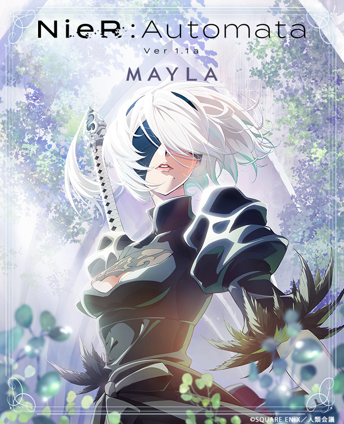 [Pre-order] "NieR:Automata Ver1.1a" x MAYLA - 2B Iconic Skirt - Cruel Black