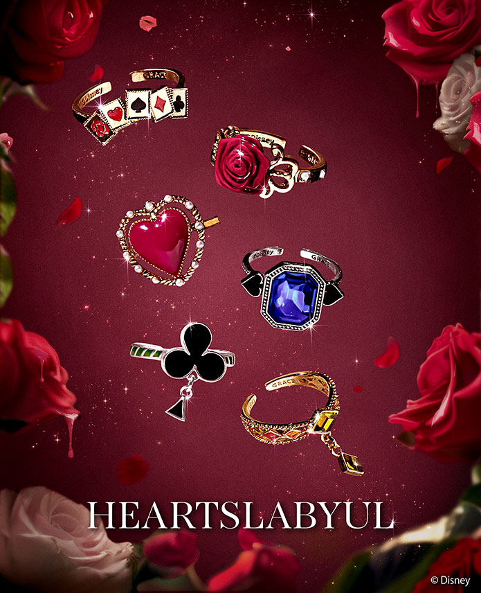 [Pre-order] MAYLA "Disney Twisted Wonderland" Iconic Story Ring - Heartslabyul Dorm