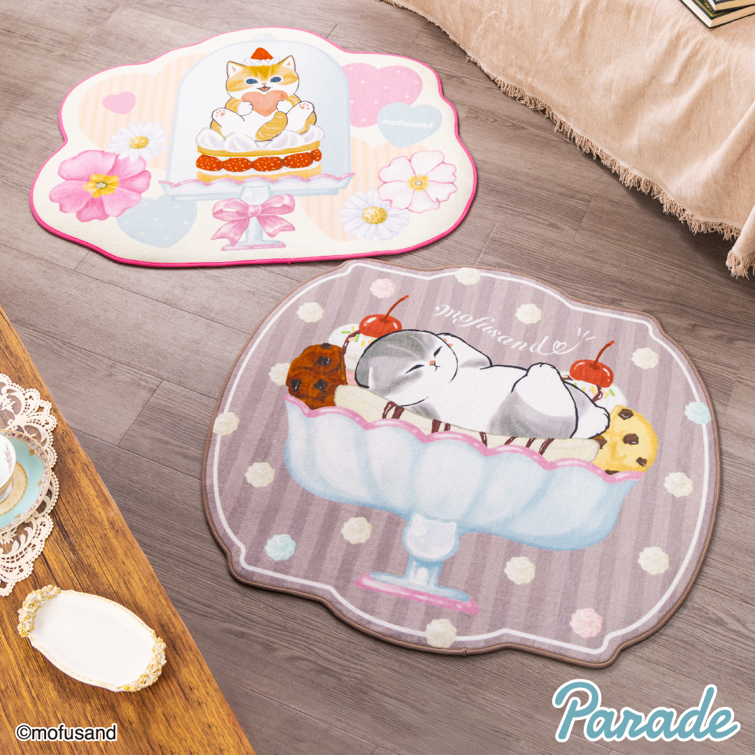 [Pre-order] mofusand Rug Mat ~Retro Cafe~