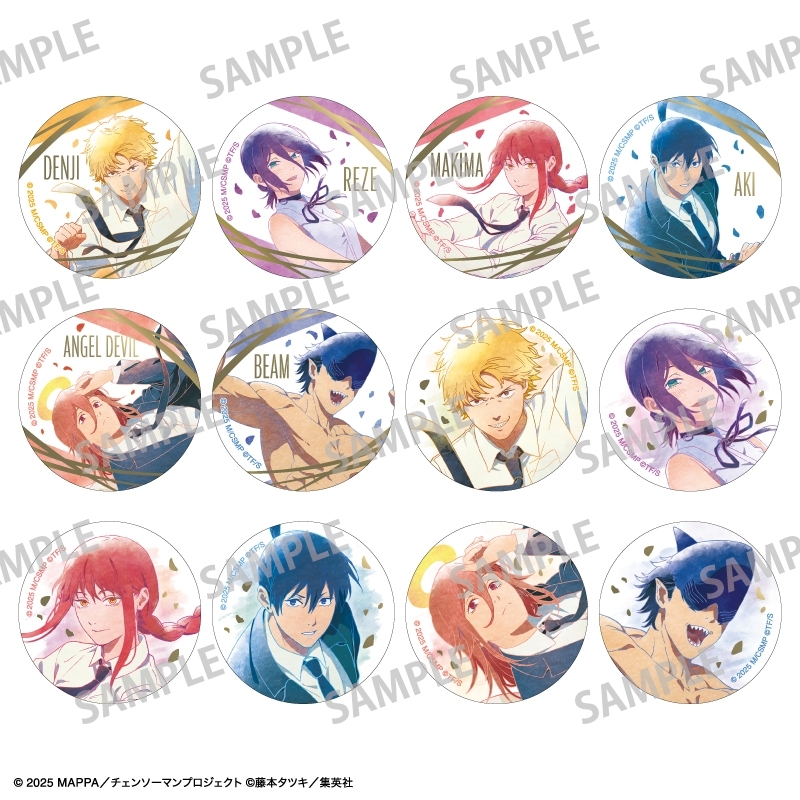 [Pre-order] Chainsaw Man: Reze Arc The Movie Trading Foil Stamped Can Badge / Floating Effect / KamiAni TOUCH