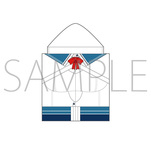 [Pre-order] HOLOLIVE FANTASY Hooded Towel - Shiranui Flare