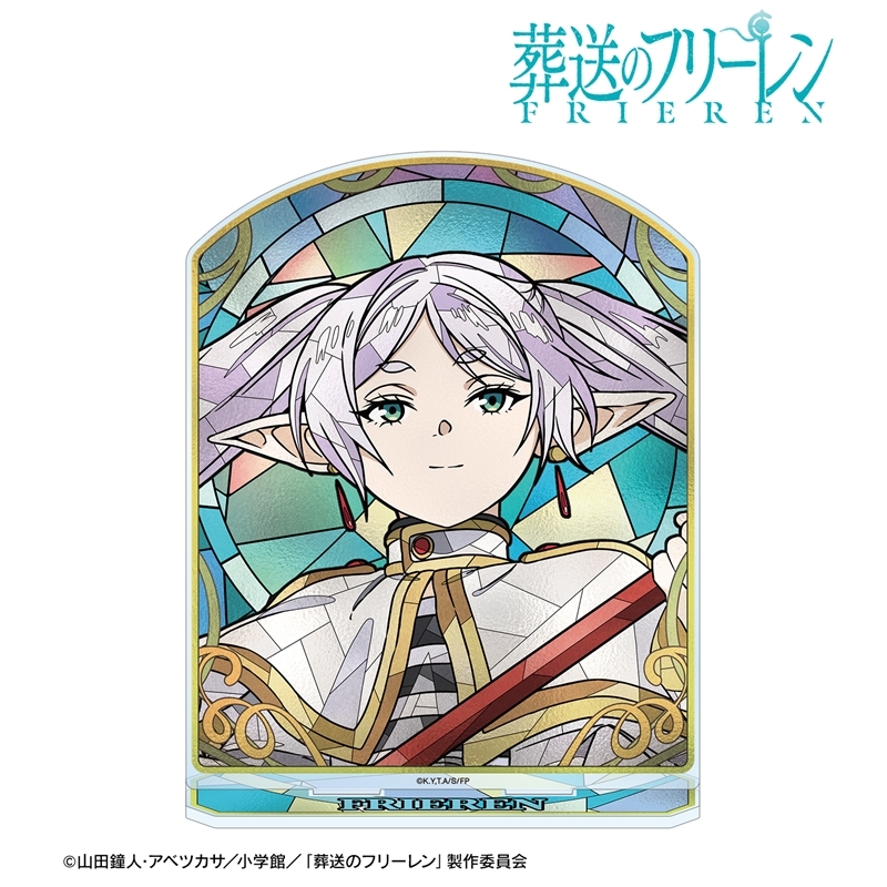 [Pre-order] "Frieren: Beyond Journey's End" Frieren Aure Glass Big Acrylic Stand Ver. A