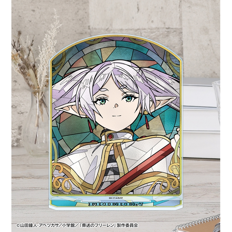 [Pre-order] "Frieren: Beyond Journey's End" Frieren Aure Glass Big Acrylic Stand Ver. A