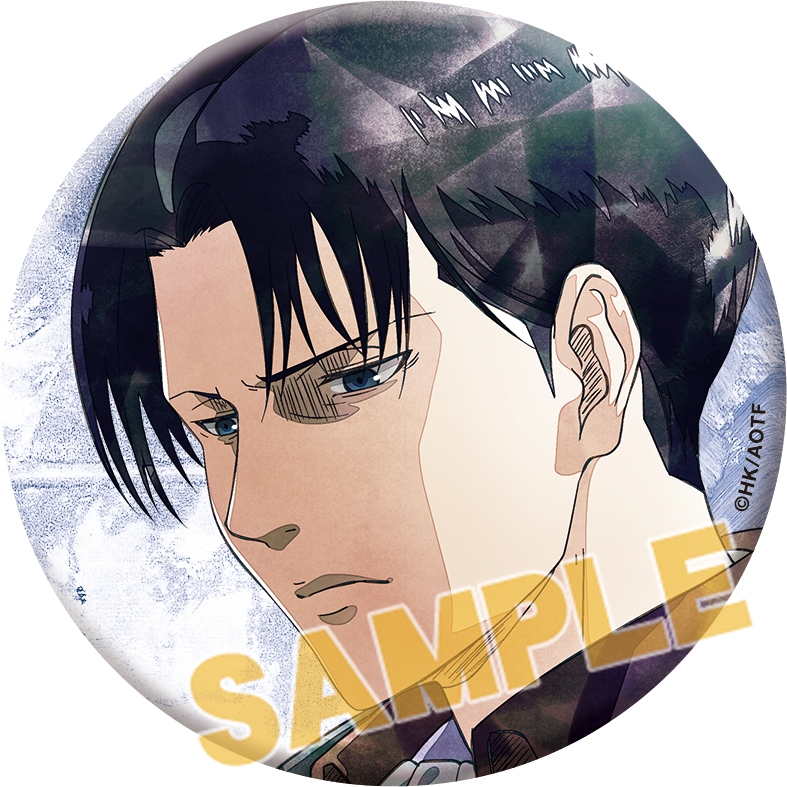 [In stock] "Attack on Titan" Character Badge Collection/3rd Edition Levi Art-pic