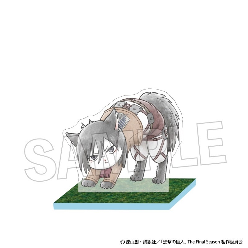 [Pre-order] "Attack on Titan" Survey Corps Nyan Daichi na Acrylic Stand Mikasa
