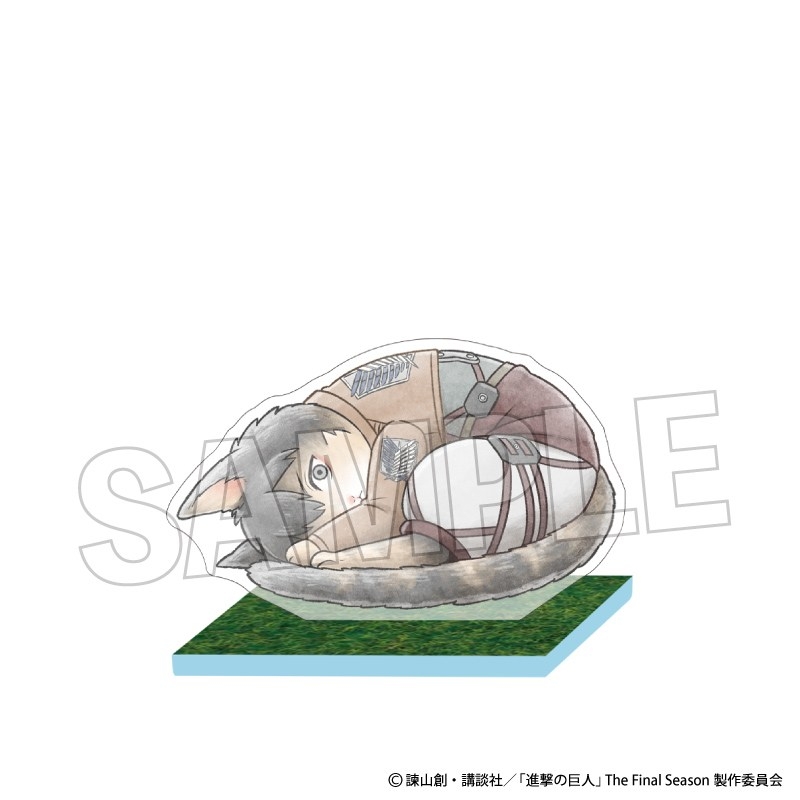 [Pre-order] "Attack on Titan" Survey Corps Nyan Daichi na Acrylic Stand Bertolt