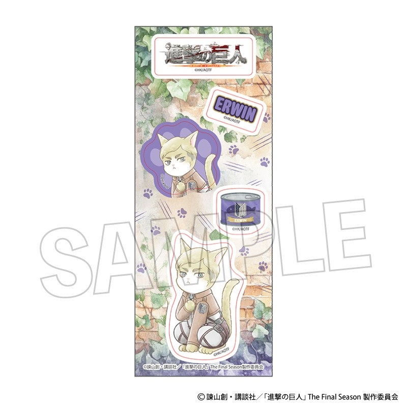 [Pre-order] "Attack on Titan" Scout Soldier Nyan Sticker Erwin