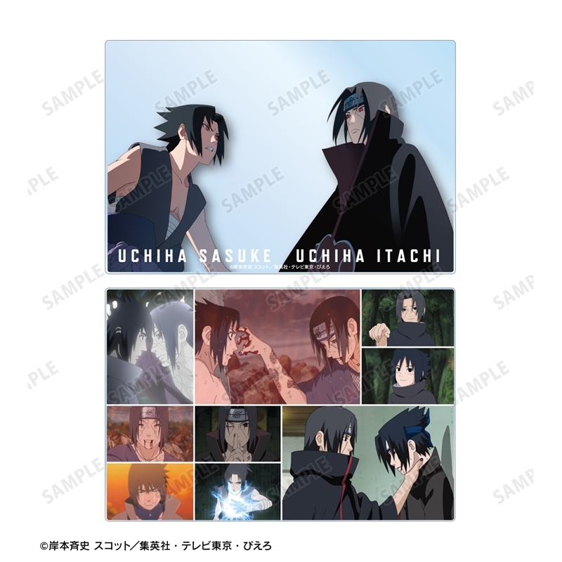 [Pre-order] "NARUTO -Shippuden-" Uchiha Sasuke & Uchiha Itachi Scenes Acrylic Block