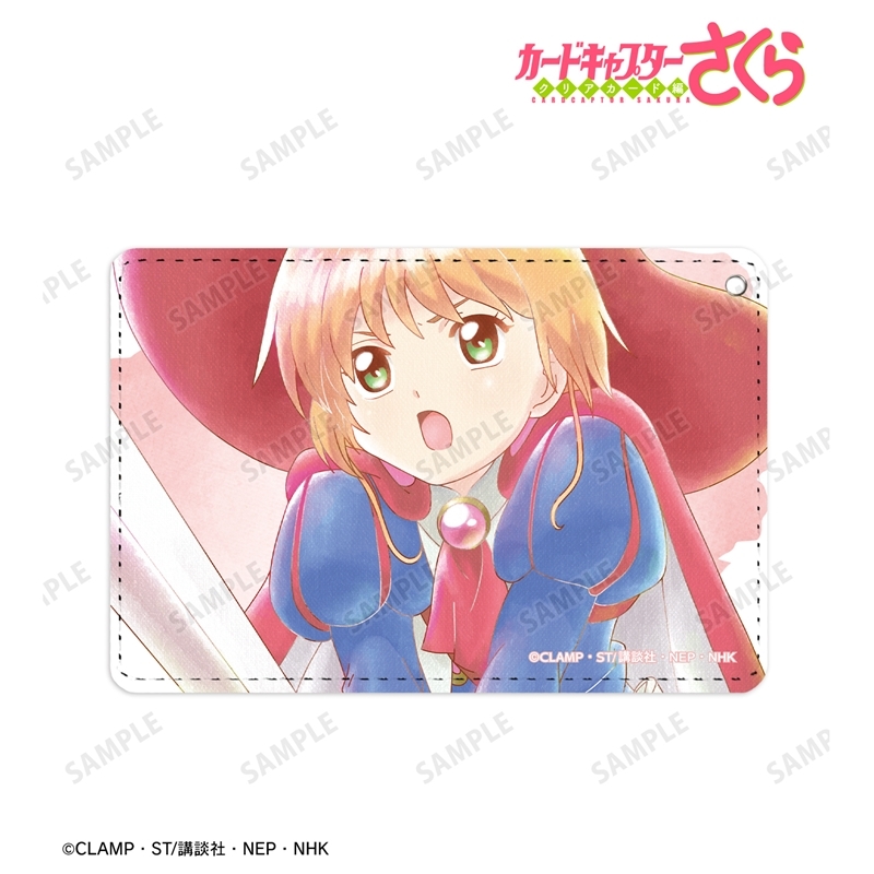 [Pre-order] "Cardcaptor Sakura: Clear Card Arc" Kinomoto Sakura Ani-Art Aqua Label 1 Pocket Pass Case Ver. B