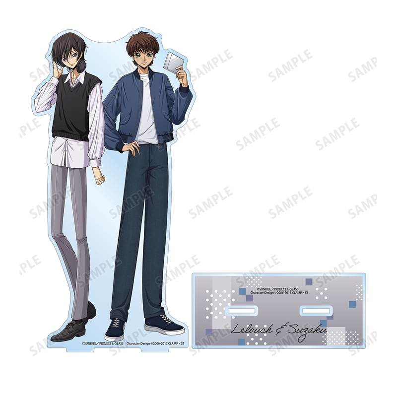[Pre-order] "Code Geass Lelouch of the Rebellion" Original Illustration Lelouch & Suzaku Music Ver. Big Acrylic Stand