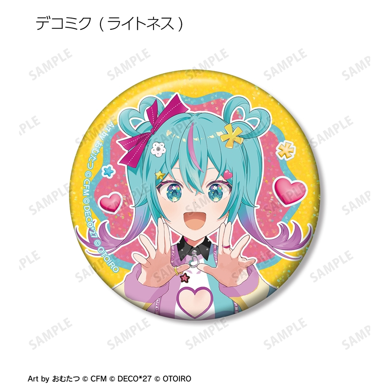 [Pre-order] DecoMiku LIVE starring Hatsune Miku 『Hello』 Produced by DECO*27 / OTOIRO DecoMiku & NeenYa Art by Omutatsu Hologram Can Badge 3 Set Ver. A