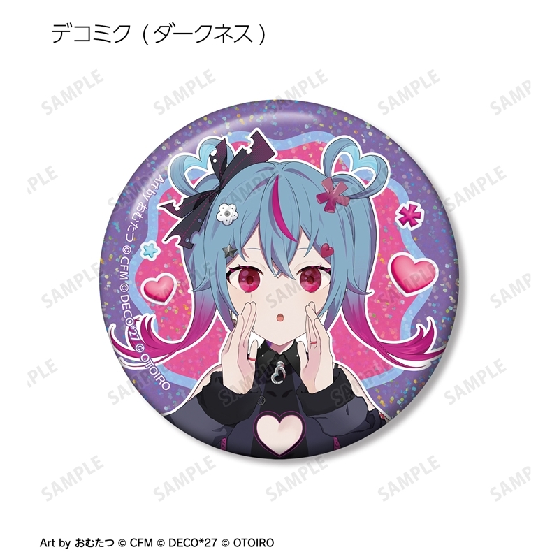 [Pre-order] DecoMiku LIVE starring Hatsune Miku 『Hello』 Produced by DECO*27 / OTOIRO DecoMiku & NeenYa Art by Omutatsu Hologram Can Badge 3 Set Ver. A