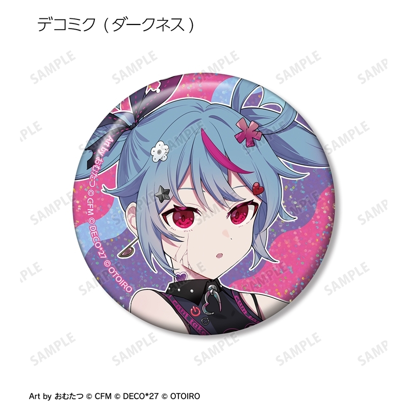 [Pre-order] DecoMiku LIVE starring Hatsune Miku 『Hello』 Produced by DECO*27 / OTOIRO DecoMiku & NeenYa Art by Omutatsu Hologram Can Badge 3 Set Ver. B