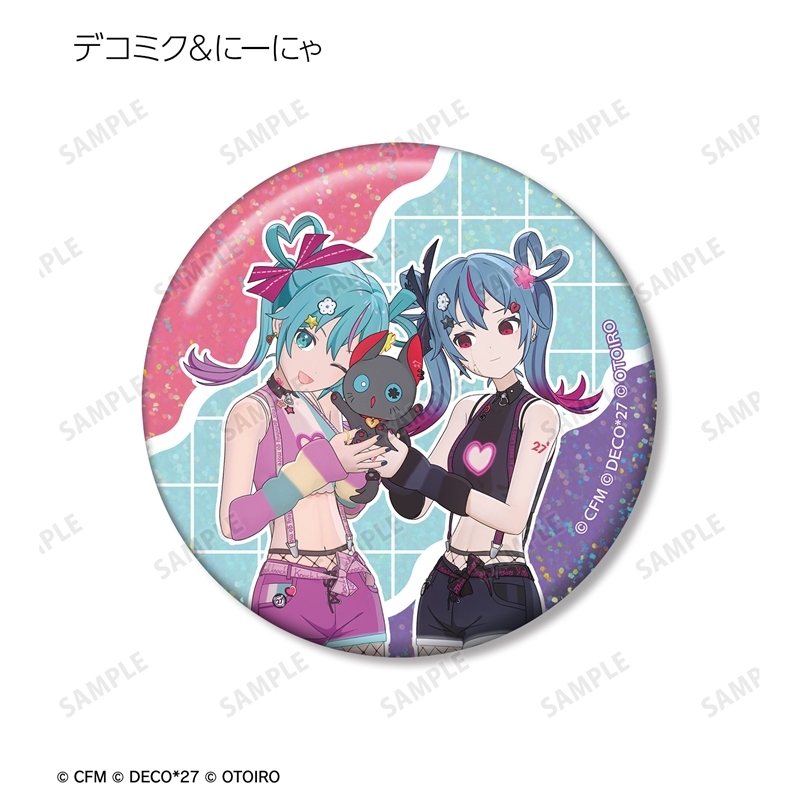 [Pre-order] DecoMiku LIVE starring Hatsune Miku 『Hello』 Produced by DECO*27 / OTOIRO DecoMiku & NeenYa Hologram Can Badge 3 Set