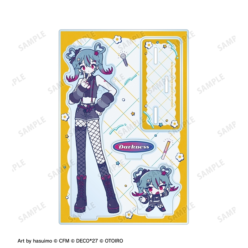 [Pre-order] DecoMiku LIVE starring Hatsune Miku 『Hello』 Produced by DECO*27 / OTOIRO DecoMiku (Darkness) Art by hasuimo Big Acrylic Stand with Parts
